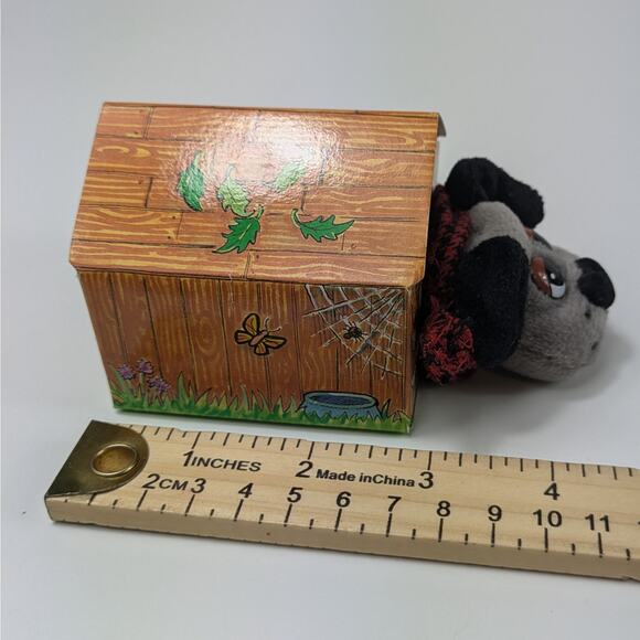 1998 Pound Puppies Plush 07/12 Mary Meyer Doghouse Puppy Dog Collectible Box - Picture 10 of 11